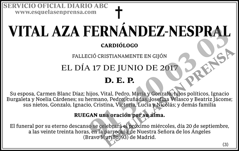 Vital Aza Fernández-Nespral